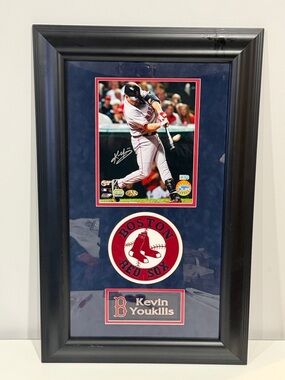 MLB Boston Red Sox Framed Display in Navy, Red, Black